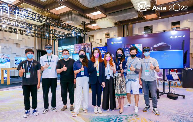 杭州匠子徐文超参加学习AWEAsia2022世界XR产业博览会
