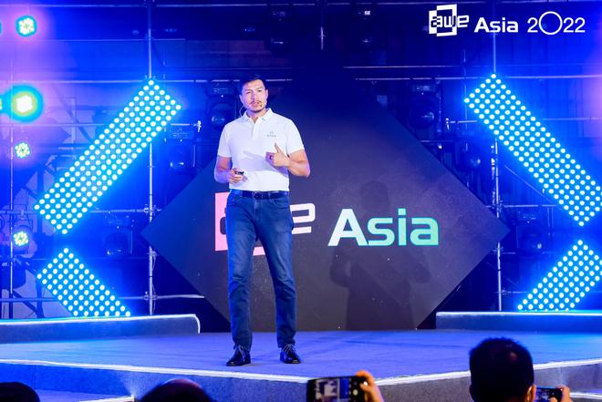 杭州匠子徐文超参加学习AWEAsia2022世界XR产业博览会
