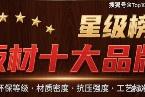 “板材十大品牌”2025年星级榜单